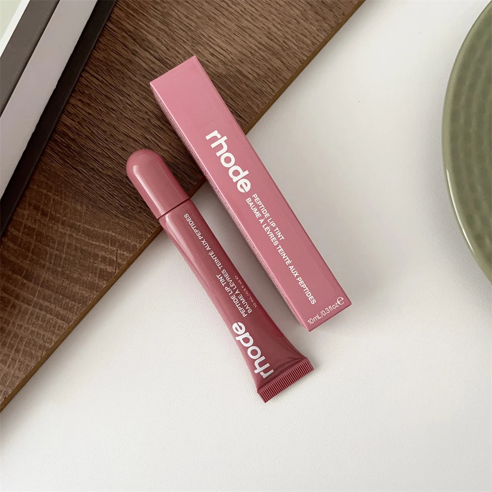 Rhode New Limited Pretzel Sweet Pea Banana Moisturizing Lip Gloss Face Cream Glazing Bubble Moisture Balm Lip Plumping Gloss Oil