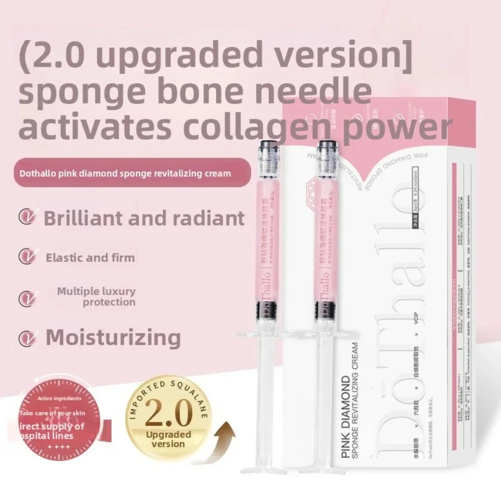 For Beauty Salons, Lifting Contours, Firming, Pink Diamonds Sponge Cream,and Moisturizing