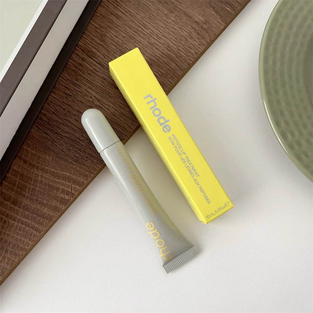Rhode New Limited Pretzel Sweet Pea Banana Moisturizing Lip Gloss Face Cream Glazing Bubble Moisture Balm Lip Plumping Gloss Oil