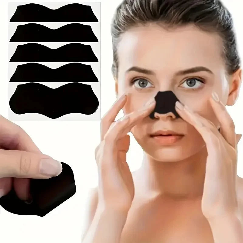 Alcohol-Free Nose Cleaning Strips – Deep Cleansing Pore Patches for Excess Oil Removal  Refined Skin, Mild  Fragrance-Free