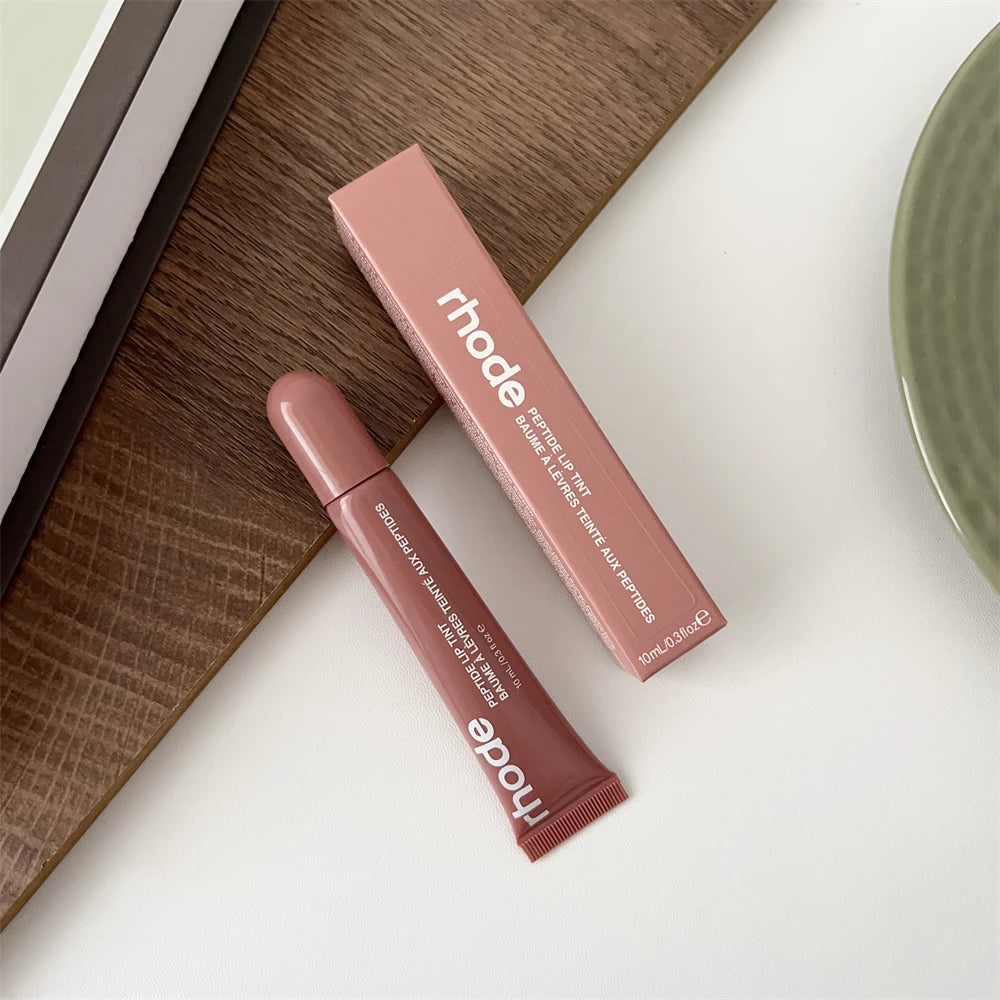 Rhode New Limited Pretzel Sweet Pea Banana Moisturizing Lip Gloss Face Cream Glazing Bubble Moisture Balm Lip Plumping Gloss Oil