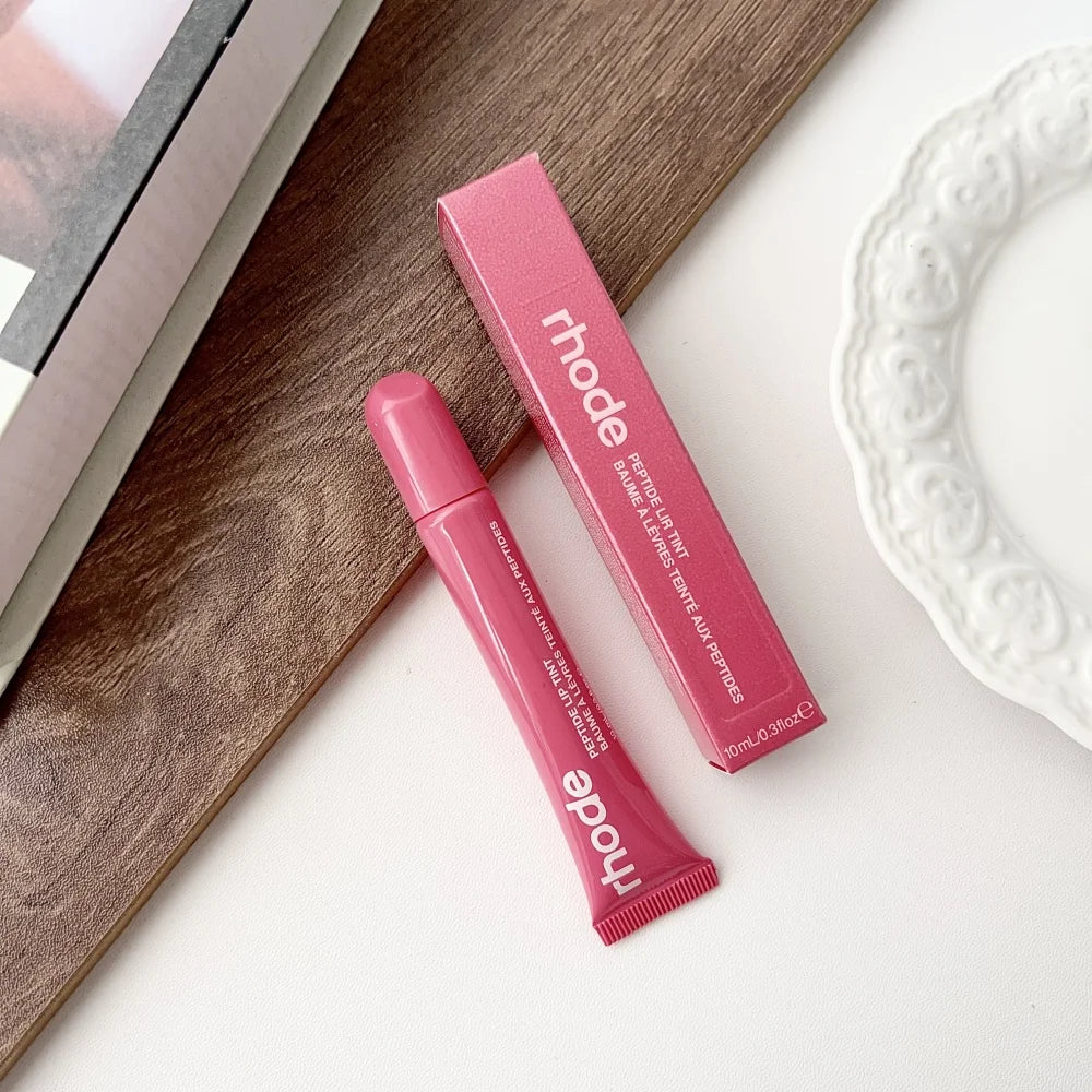Rhode New Limited Pretzel Sweet Pea Banana Moisturizing Lip Gloss Face Cream Glazing Bubble Moisture Balm Lip Plumping Gloss Oil