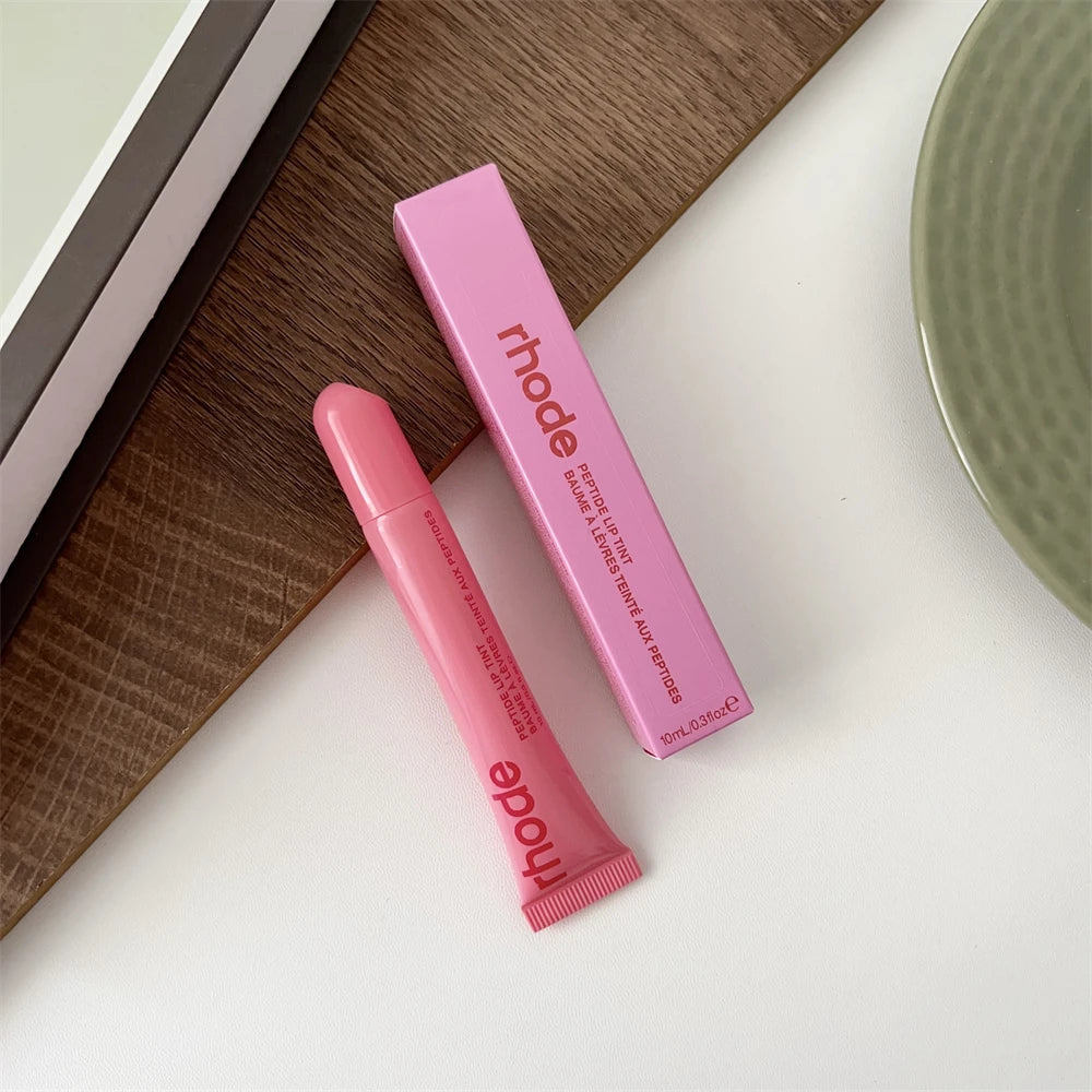 Rhode New Limited Pretzel Sweet Pea Banana Moisturizing Lip Gloss Face Cream Glazing Bubble Moisture Balm Lip Plumping Gloss Oil