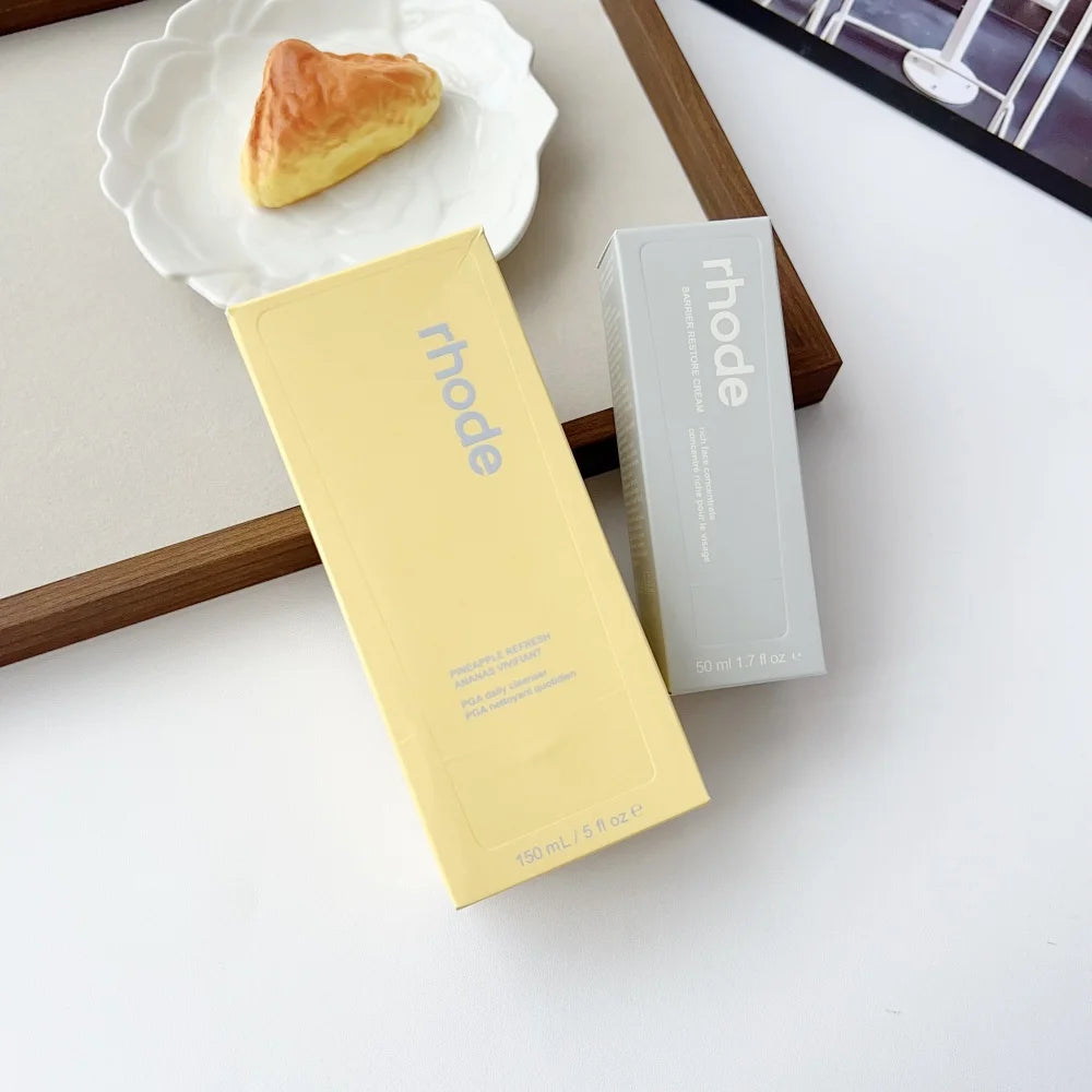 Rhode New Limited Pretzel Sweet Pea Banana Moisturizing Lip Gloss Face Cream Glazing Bubble Moisture Balm Lip Plumping Gloss Oil