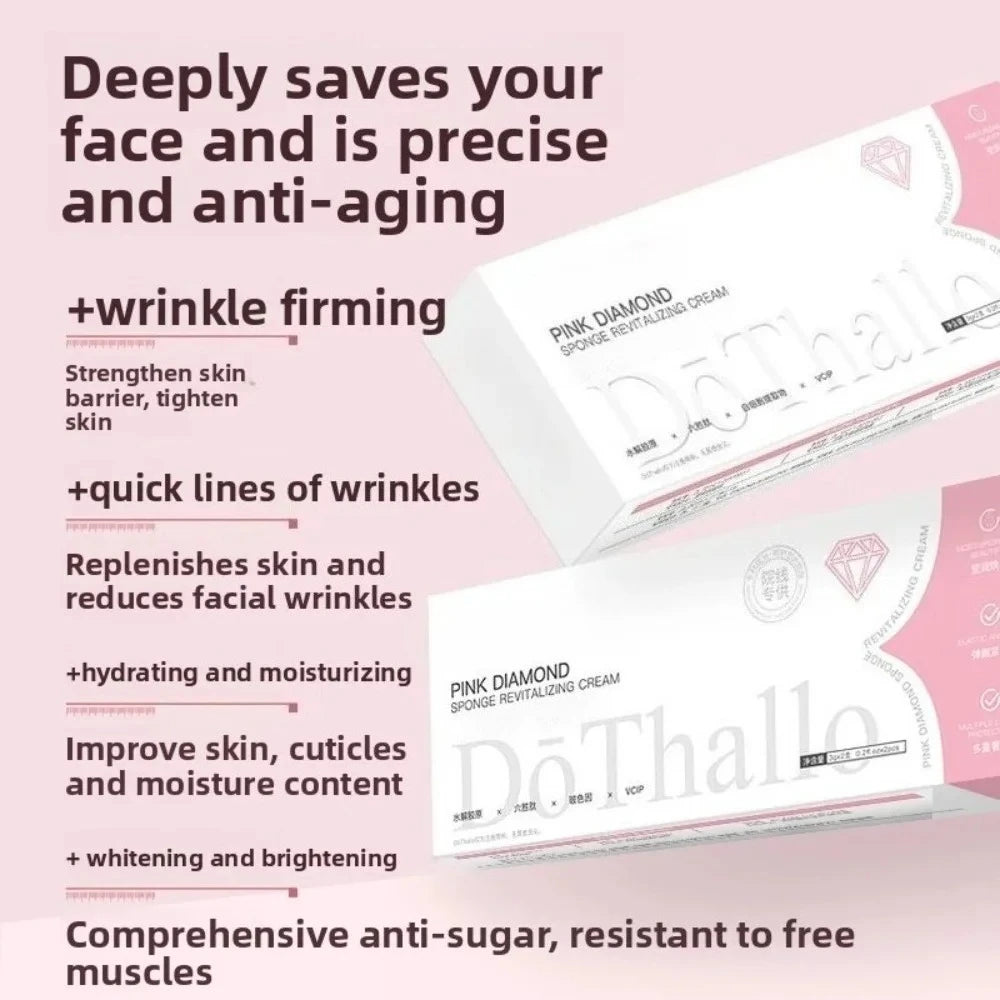 For Beauty Salons, Lifting Contours, Firming, Pink Diamonds Sponge Cream,and Moisturizing
