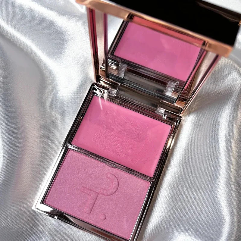 Patrick-Ta Double-take Creme & Powder Blush Matte Satin Finish Fine Powder Texture Popular Popular Brand Creamy Rouge Products