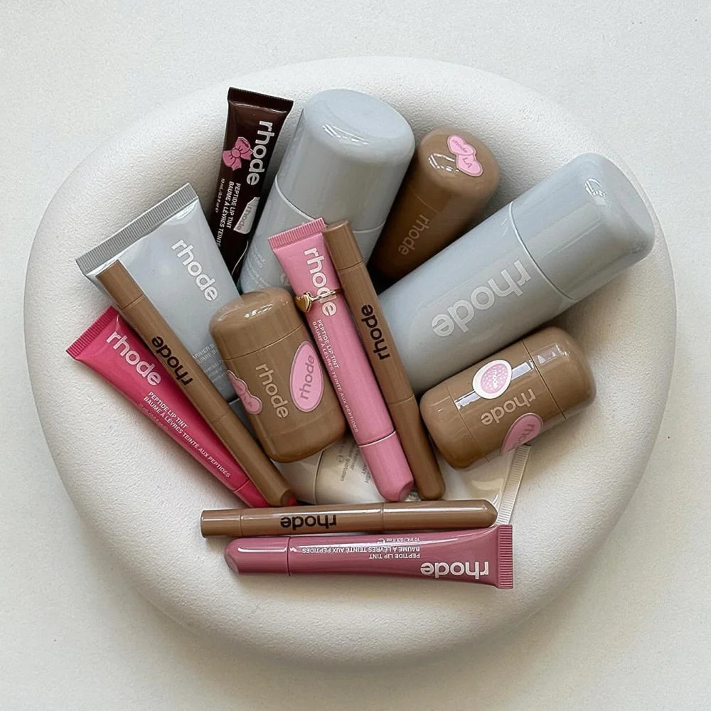 Rhode New Limited Pretzel Sweet Pea Banana Moisturizing Lip Gloss Face Cream Glazing Bubble Moisture Balm Lip Plumping Gloss Oil