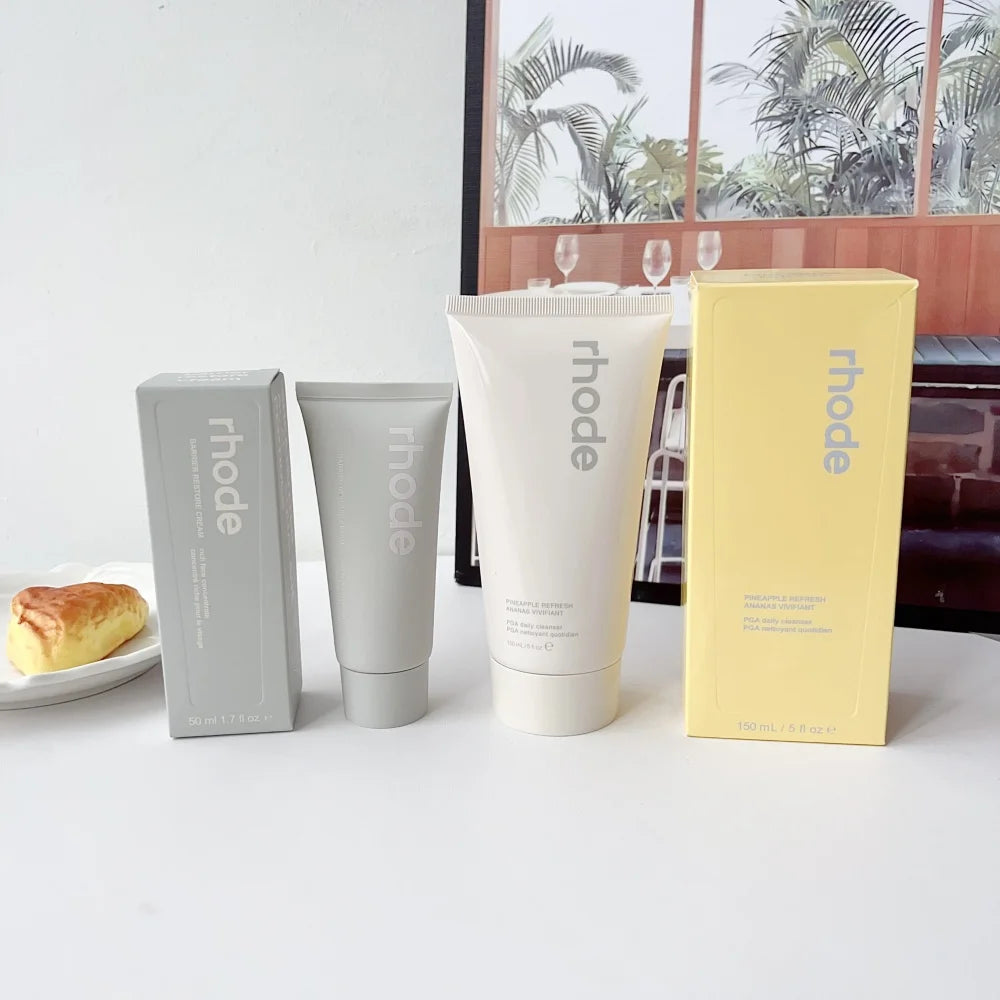 Rhode New Limited Pretzel Sweet Pea Banana Moisturizing Lip Gloss Face Cream Glazing Bubble Moisture Balm Lip Plumping Gloss Oil