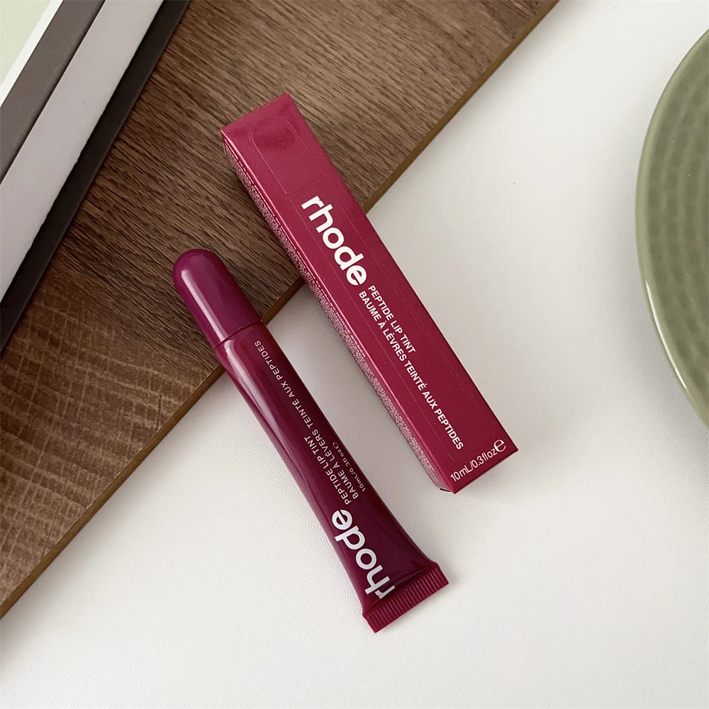 Rhode New Limited Pretzel Sweet Pea Banana Moisturizing Lip Gloss Face Cream Glazing Bubble Moisture Balm Lip Plumping Gloss Oil