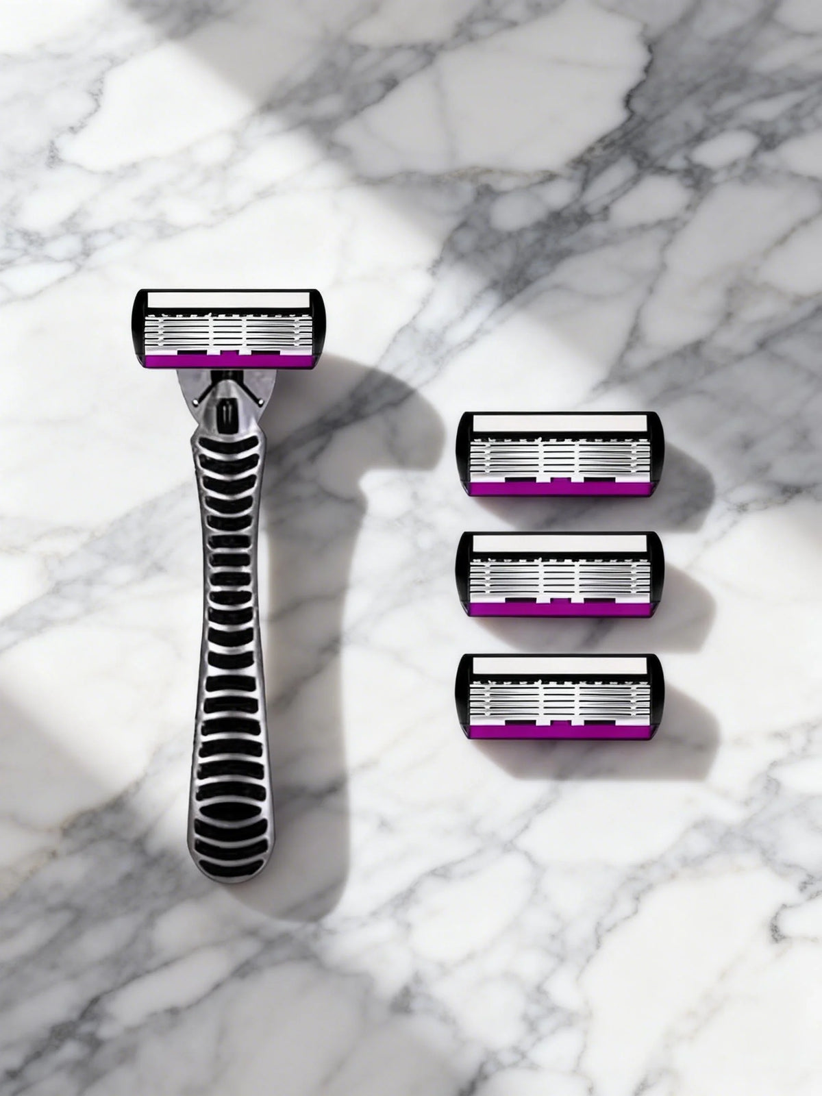 High quality man safety razor blade 6 layer german stainless steel shaving cartridges compatible mach s14haver