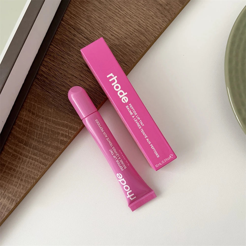 Rhode New Limited Pretzel Sweet Pea Banana Moisturizing Lip Gloss Face Cream Glazing Bubble Moisture Balm Lip Plumping Gloss Oil